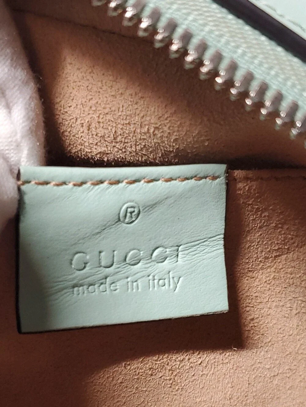 Gucci Marmont Quilted Camera Pastel Stripe Camera Bag -Blue, Pink, Yellow & Mint - Picture 11 of 12